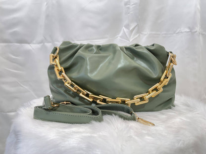 AAFROSE GREEN CLOUD BAG