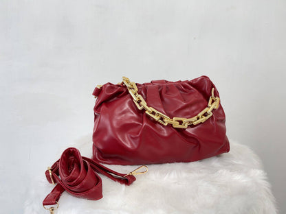 AAFROSE RED CLOUD BAG